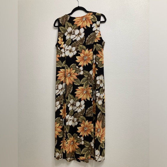 3/$15 Worthington Vintage Floral Slip Dress Women’s 12 Tropical Summer 90’s FLAW - Picture 7 of 9
